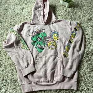 Rick and Morty vintage pastel pink popart street art graffiti adult swim…